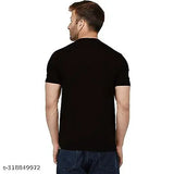 Black men's polyester t-shirt "My Life Line D", printed design on short sleeves, size S (36in chest, 26in length)