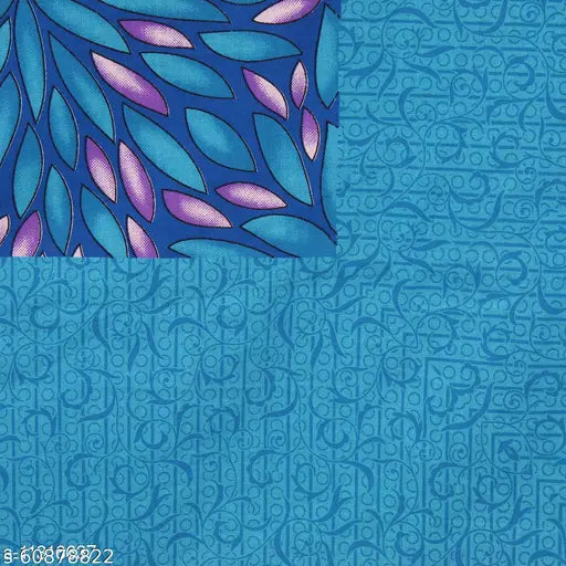 Jaipuri print cotton double bedsheet, 2 pillow covers (92x82), vibrant Indian home decor