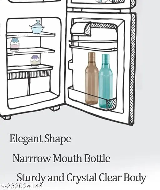 Prism 1000 Pet Water Bottle Set of 4 Assorted - Pink, Leak-proof, BPA Free, 1L each - Pet accessory storage solution