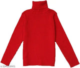 Multi-color wool high neck sweater set for baby boys and girls (3M - 3Y), warm and soft thermal vest