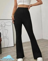 Solid Lycra 333 Rib Trouser, waist size 28, length size 37 inches, made in India