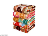 Fleece floral print ac/winter blanket set of 5, soft and warm, free size, Indian origin