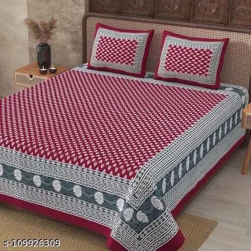 Cotton double king flat sheets, peacock print, fine quality for summer adult use, ideal for beds