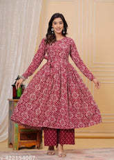 Rayon women's printed long sleeve kurta palazzo, India-origin ethnic wear for stylish outfits