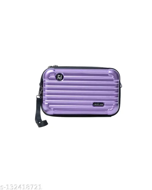 Acrylic boxy sling bag, solid net pattern, high-quality cross body accessory for women, trendy Indian product with detachable straps