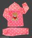 Cotton printed winter hoodi for boys and girls aged 1-4 years, warm clothing on snowy day