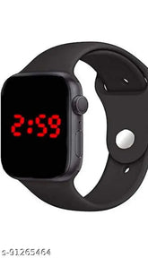 White rubber strap digital watch for kids - RONICS Fresh Unique design, casual style, premium quality