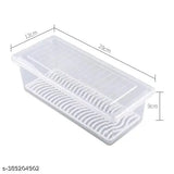 Plastic fridge organizer kit, 12PCS for vegetables, fruits, fish, meat, and dry goods. Airtight lid, 1500 ML, ideal for kitchen and freezer storage