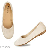 Suede striped Bellies ballerinas from Daizyella, stylish slip-on footwear for women" (123 characters)