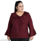 Rayon casual office tunic top, all sizes available for everyday wear, skin-friendly, suitable for work or regular basis, made in India