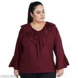 Rayon casual office tunic top, all sizes available for everyday wear, skin-friendly, suitable for work or regular basis, made in India