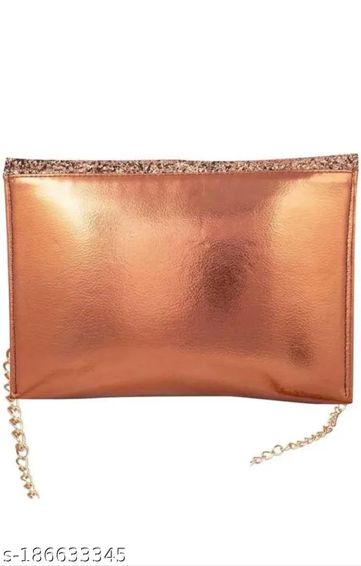 PU embellished net slingbag, fashionable women's bag with one compartment, free size (L15xW16xH13in), India origin