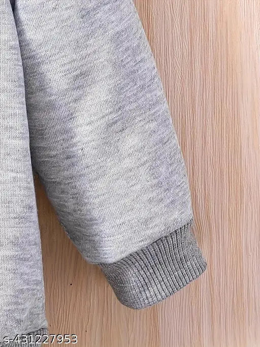 Vibrant printed cotton sweatshirt combo for girls, soft fleece lining and long sleeves