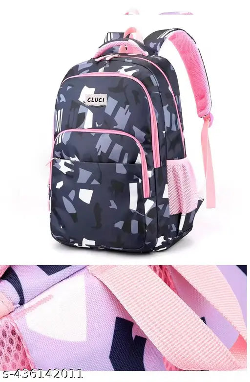 Modern canvas net backpack, free size (17x12), perfect for daily essentials and fashionable use