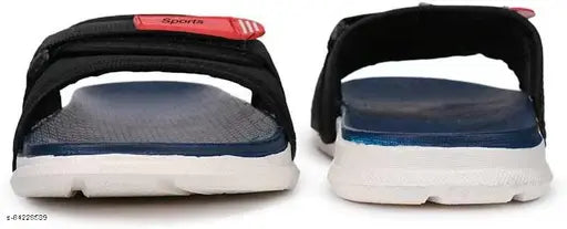 Blue canvas and PVC flip flops for kids - durable, breathable, waterproof, and slip resistant, perfect for daily wear. Made in India