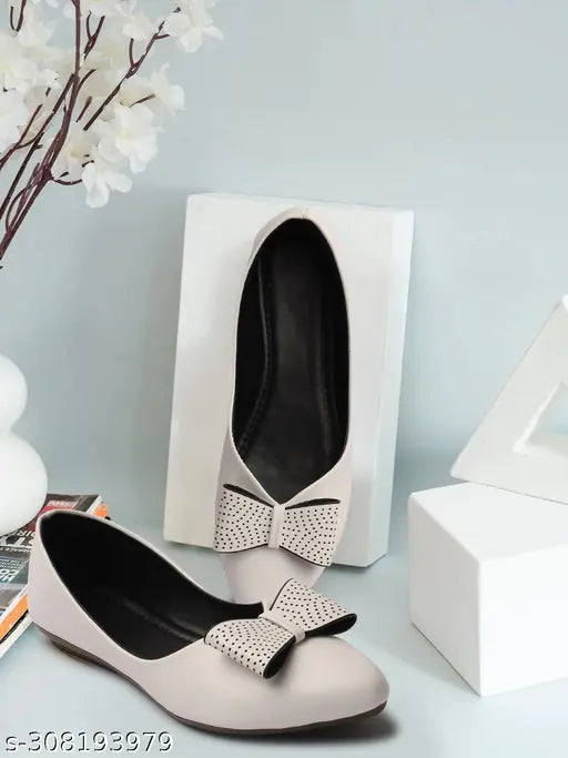 PU bellies for women - stylish pointed toe flats, slip-on design, comfortable daily wear