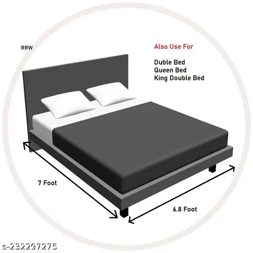 Best For Your Bed Room 100 % Cotton double bed bedsheet with 2 pillow cover