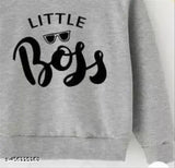 Agile & Stylish kids cotton sweatshirt, long sleeves, printed net design, ideal for winter wears, available in sizes 2-10 years