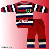 Striped wool sweater for cute kids, quality handcrafted Indian cotton baby dungarees