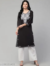 Woolen embroidered kurtis for women and girls, three-quarter sleeve, India-made, winter comfortable fashion
