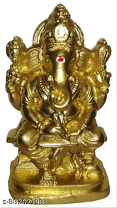 Poly resin Indian Ganesh idol, 8cm tall, 5cm long, and 2cm wide