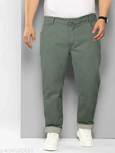 Rigbone Men's Regular Olive Denim Jeans, comfortable stretch fabric for daily wear, plus size available with detailed sizing chart