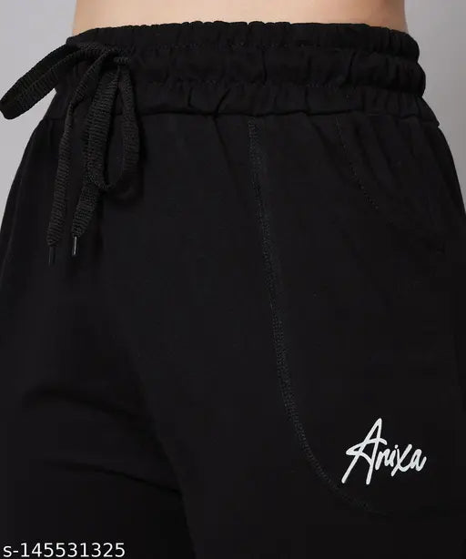 Multicolor printed cotton-blend maxi pyjama night dress for women and girls (pack of 3) with drawstring closure and pockets, suitable for gym, yoga, or lounge wear