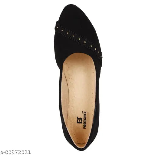 Synthetic leather bellies for women and girls - stylish, comfortable ballet flats in various sizes (IND-3 to IND-8), handcrafted in India
