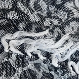 Lavender 100% cotton throw blanket, soft, plush, warm & cozy. Ideal for bed, couch, or sofa chair. Single layer abstract design