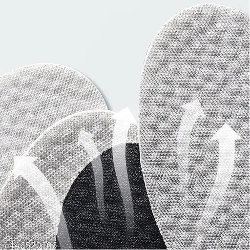 Cotton unisex athletic insoles (39-40, black), comfortable for formal & sports shoes, antibacterial for running, walking, hiking, working