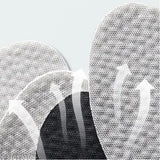 Cotton unisex athletic insoles (39-40, black), comfortable for formal & sports shoes, antibacterial for running, walking, hiking, working