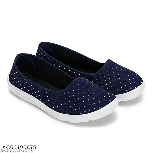 Synthetic bellies for women & girls (LASHKARA Latest Collection), fashionable and comfortable - slip-on design, printed ballerinas
