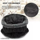 Woolen fur knit winter cap (India), warm and soft for women's cold weather protection