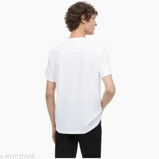 Stylish printed polyester t-shirt for men & women, cotton sleeves, "Market Heaven" India origin, short sleeve length, vibrant pattern design
