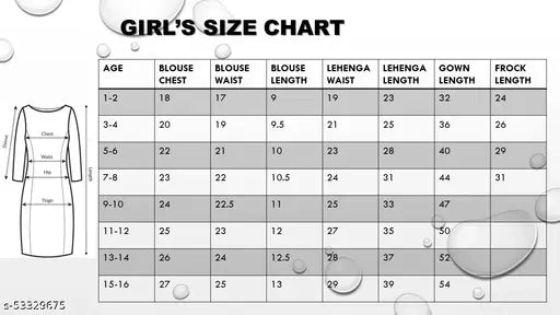Cotton silk sleeveless Kids Girls Lehanga Cholis in solid pattern, Indian traditional attire for 1-16 years old