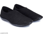Canvas slip-on sneakers by Leemax: trendy winter shoes for women with stretchy upper & PVC sole, India origin