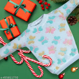 Wool printed net battery sweater, ideal for winter outings, size 2-3 years