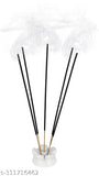 Marble handcrafted agarbatti stand, set of 2 incense holders for home, Indian marble product (5x4x4cm)