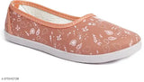 PU printed ballerinas - stylish, lightweight, comfortable women's flats for work or play (B1801PCH805MHRN)