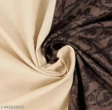 Pure cotton checked flat sheets set, two single bedsheets & pillow covers by Prosseya - ideal for adults during mild winter, made in India