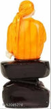 Orange pure marble Classic Idols figurine, decorative showpiece for home or Pooja Room, boosts wealth, health, peace, and happiness per Vastu
