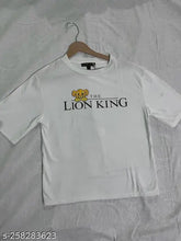 Printed cotton blend casual woman's t-shirt, essential color, versatile layering option, made in India