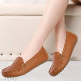 Synthetic leather Yepplo Bellies - slip-on loafers for comfortable style elevation, made in India