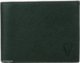 Green PU leather wallet, SAMTROH style with 69 card slots, chain coin pocket