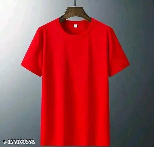 Multicolor polyester short-sleeve sports t-shirt by ROCKMEN Sports, made in India