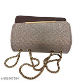 Embellished PU crossbody bag, free size, 2 compartments, trendy design - women's sling bag for parties & events (India)