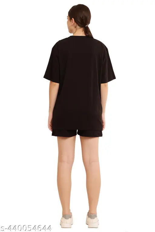 Priya Point 100% cotton nightsuit in 180 GSM fabric, featuring the Priya Point print design - perfect for year-round comfort and relaxation