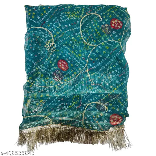 Embroidered Georgette Rajputi Poshak for women, featuring choli, dupatta, and lehenga. High-quality Indian craftsmanship showcases Aari and stone work