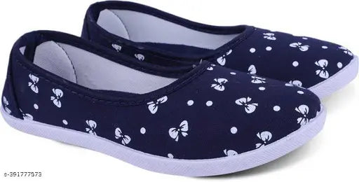 Synthetic printed ballerinas, comfortable & fashionable Bellies by VEDAN for women & girls - Slip-on design