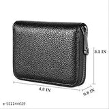 Leather India-made ATM card holder for secure wallet organization